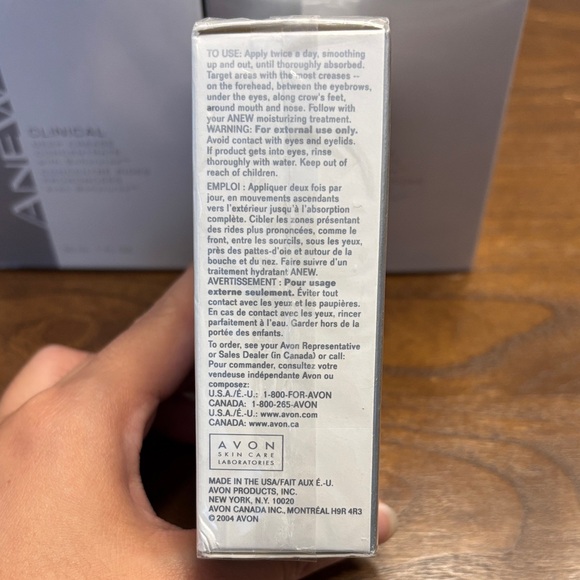 Lot of (4)AVON ANEW Clinical Deep Crease Concentrate 1 oz 30 ml NEW SEALED - Picture 3 of 6